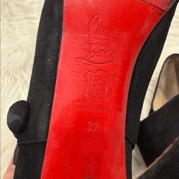 CHRISTIAN LOUBOUTIN Suede Booties - Picture 16 of 16